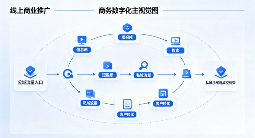港北区线上商业推广怎么做？全域流量闭环搭建与低成本转化实战指南